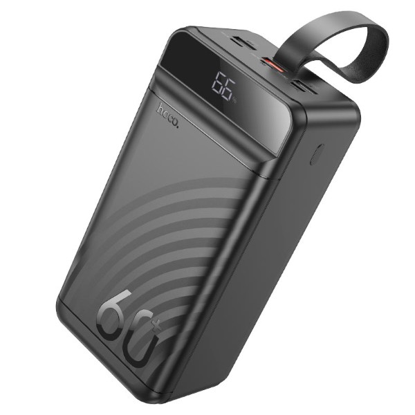Фото - Батарея мобильная HOCO J123C Element 22.5W+PD20W 60000mAh Black (6942007612098)